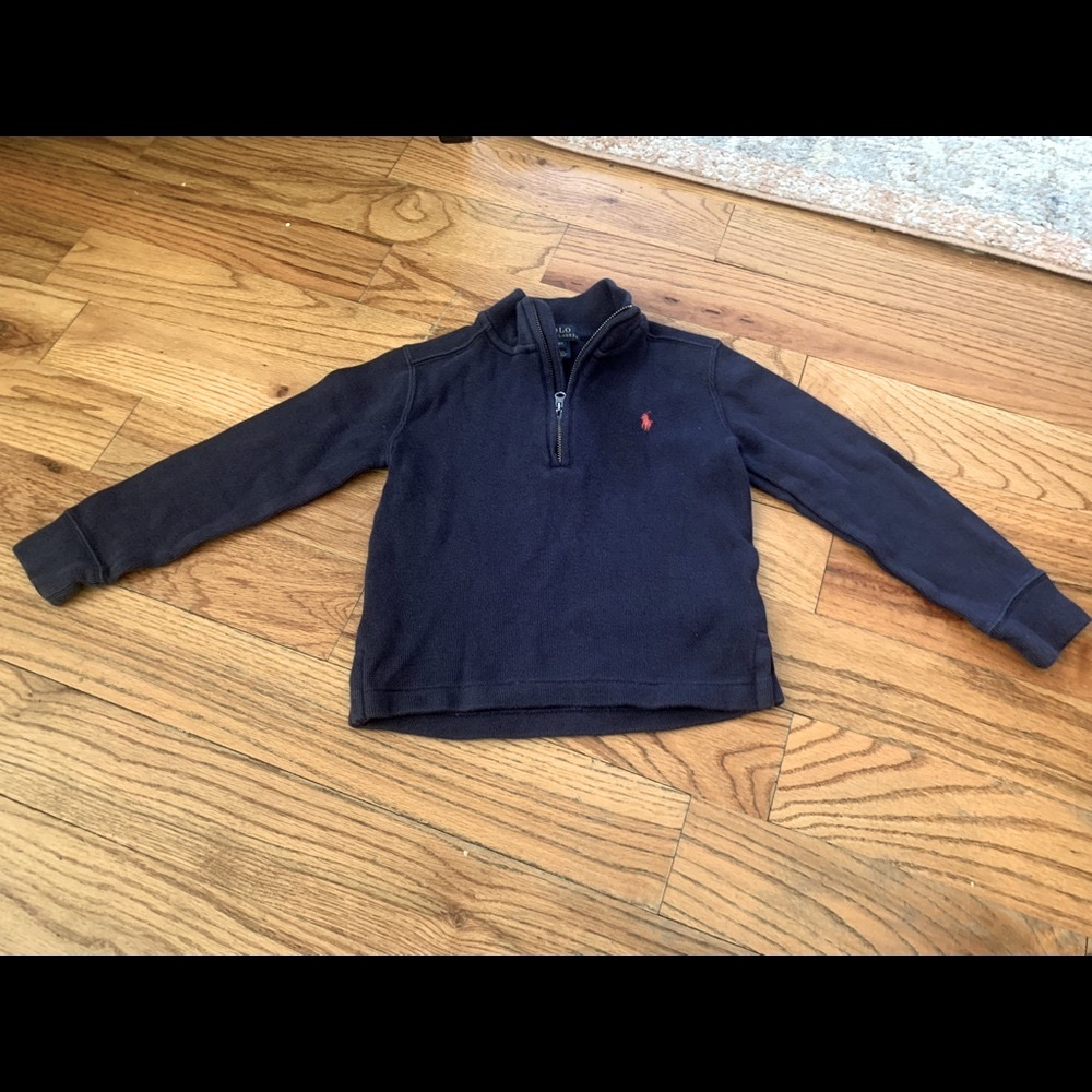 POLO by Ralph Lauren Long Sleeve Navy Sweater -EUC